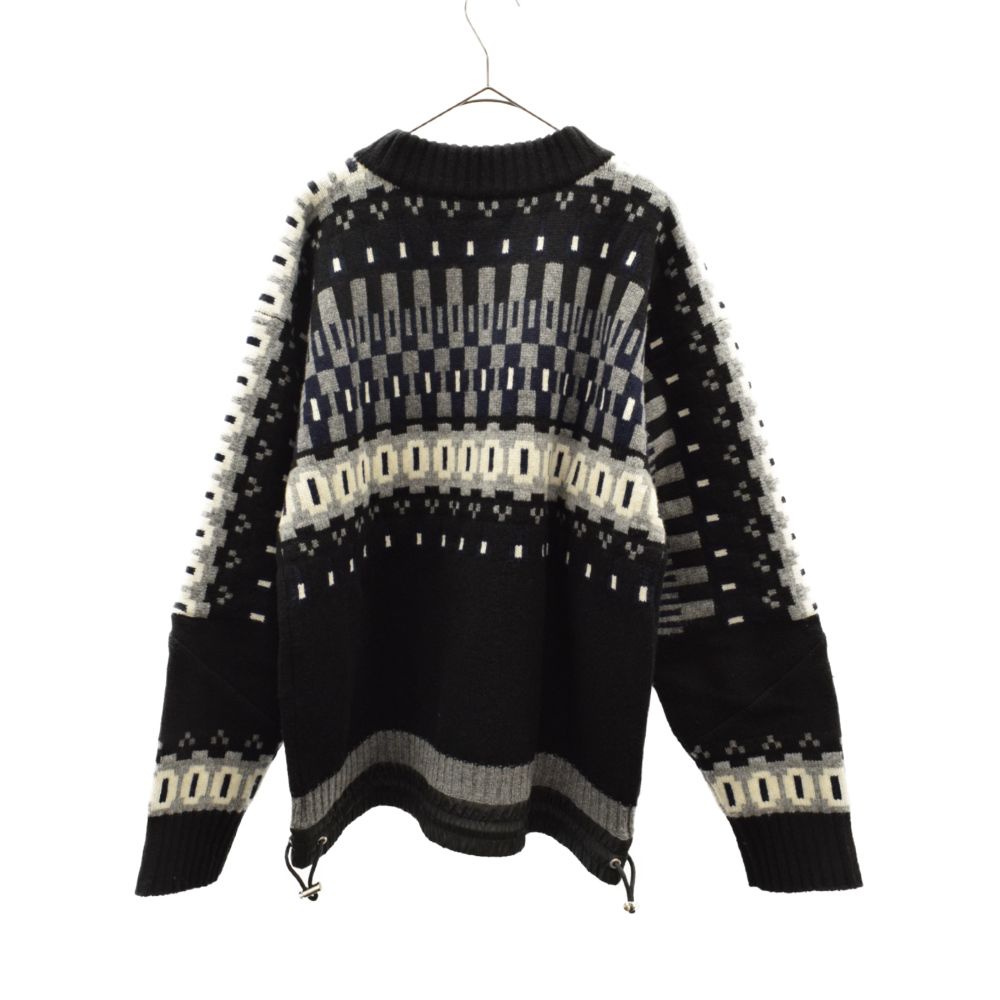 Sacai 21AW Woll Knit Pullover サイズ3 サカイ-