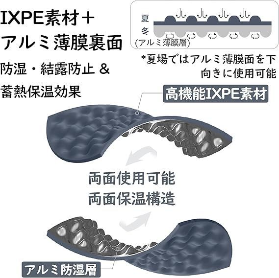 古代ガラス8個　“A“ Naturehike キャンプ マット R値2.2 厚さ2cm 快適温度-3℃ 65cmの大幅