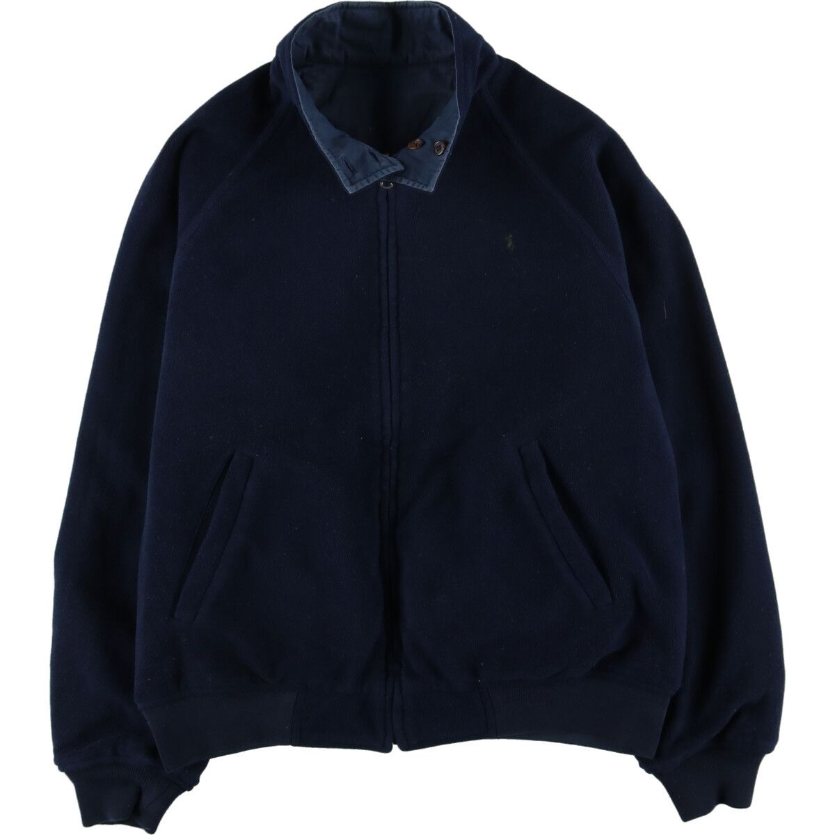 古着 ラルフローレン Ralph Lauren POLO by Ralph Lauren リバーシブル ハリントンジャケットタイプ フリースジャケット/eaa395120