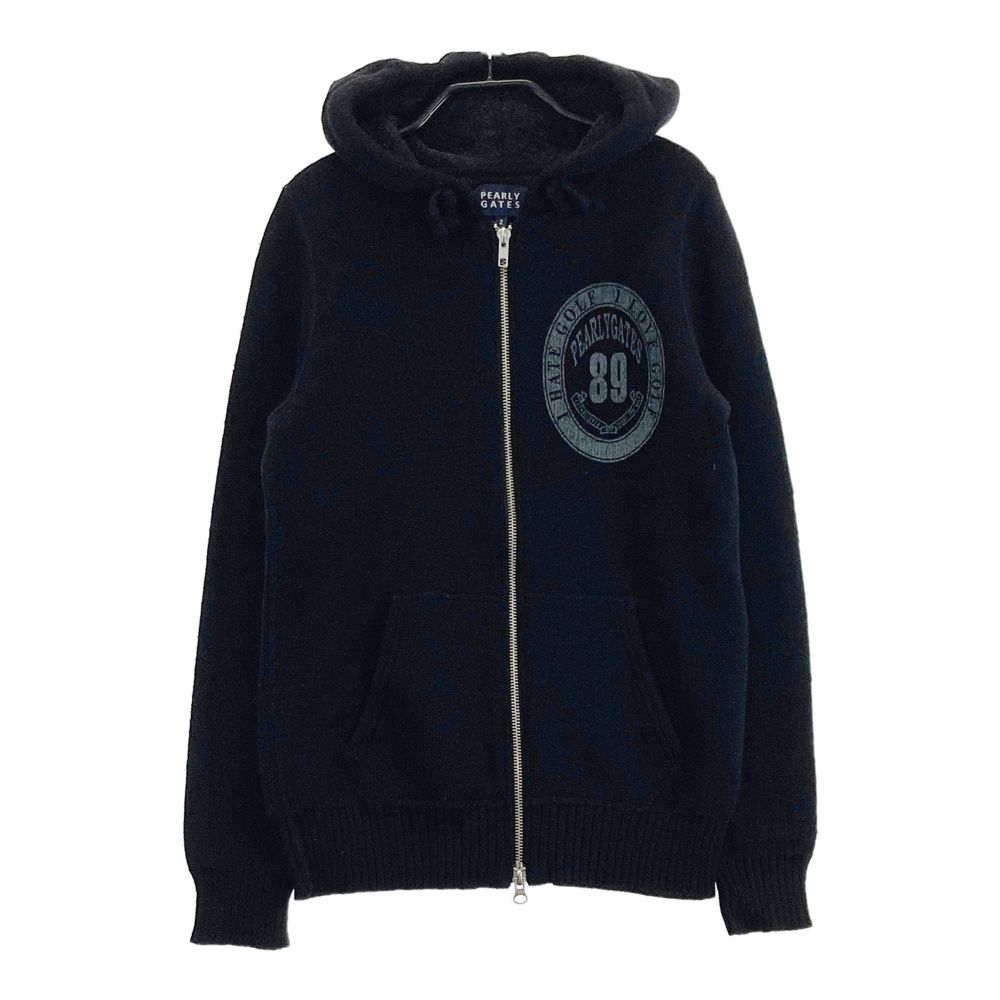 サイズ：2 PEARLY GATES パーリーゲイツ ニット ジップパーカー