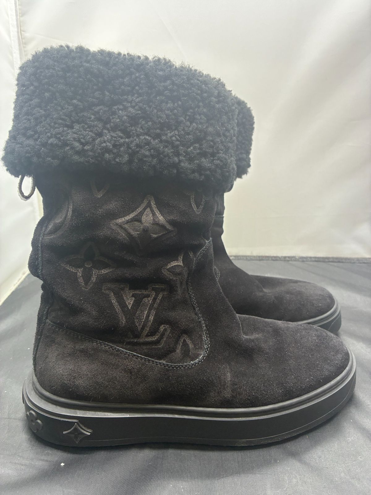 LOUIS VUITTON ブーツ CL 0169 サイズ34 1 2 レディース ブラック モノグラム D25073143