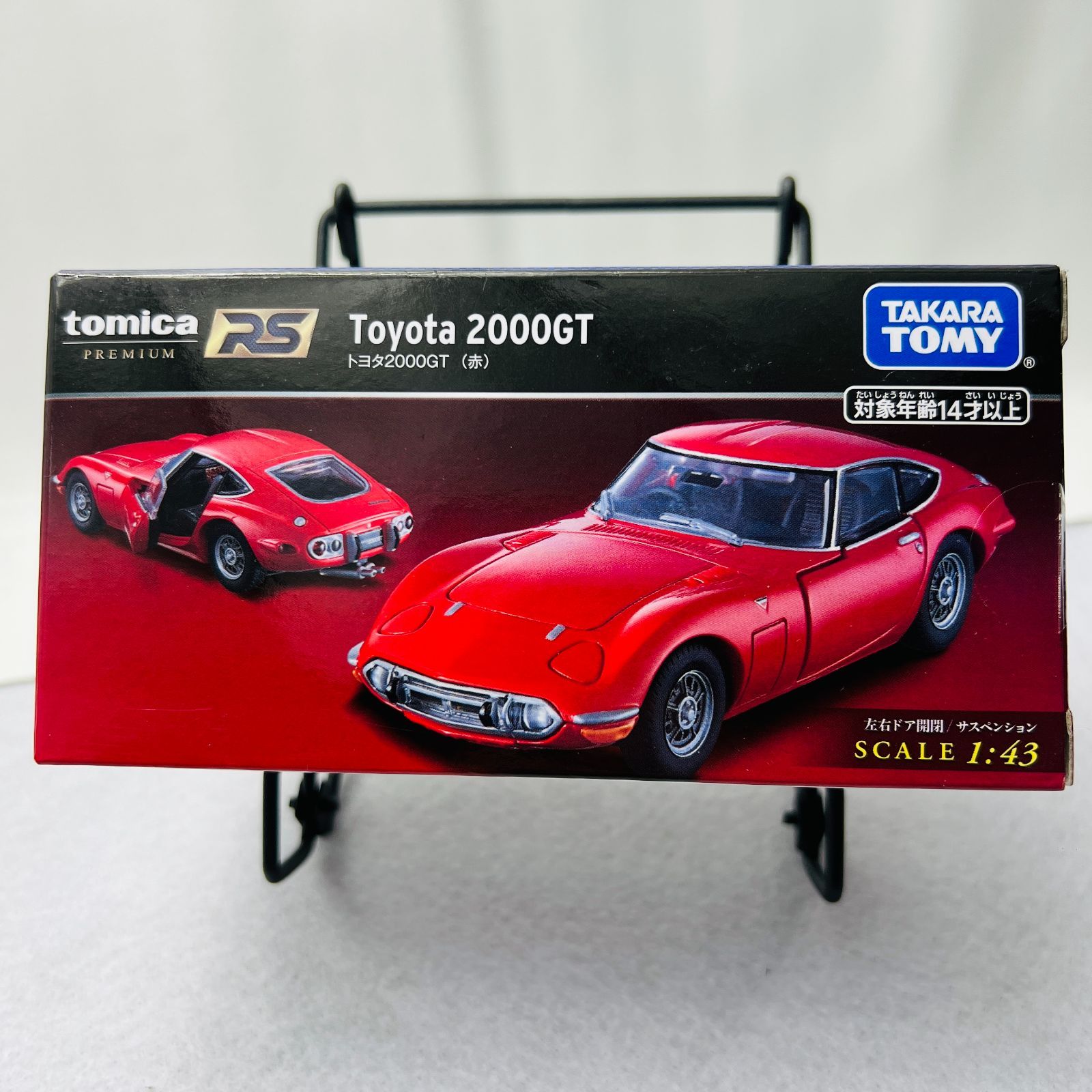 ミニカー【トミカ プレミアムRS】トヨタ2000GT 赤 - メルカリ