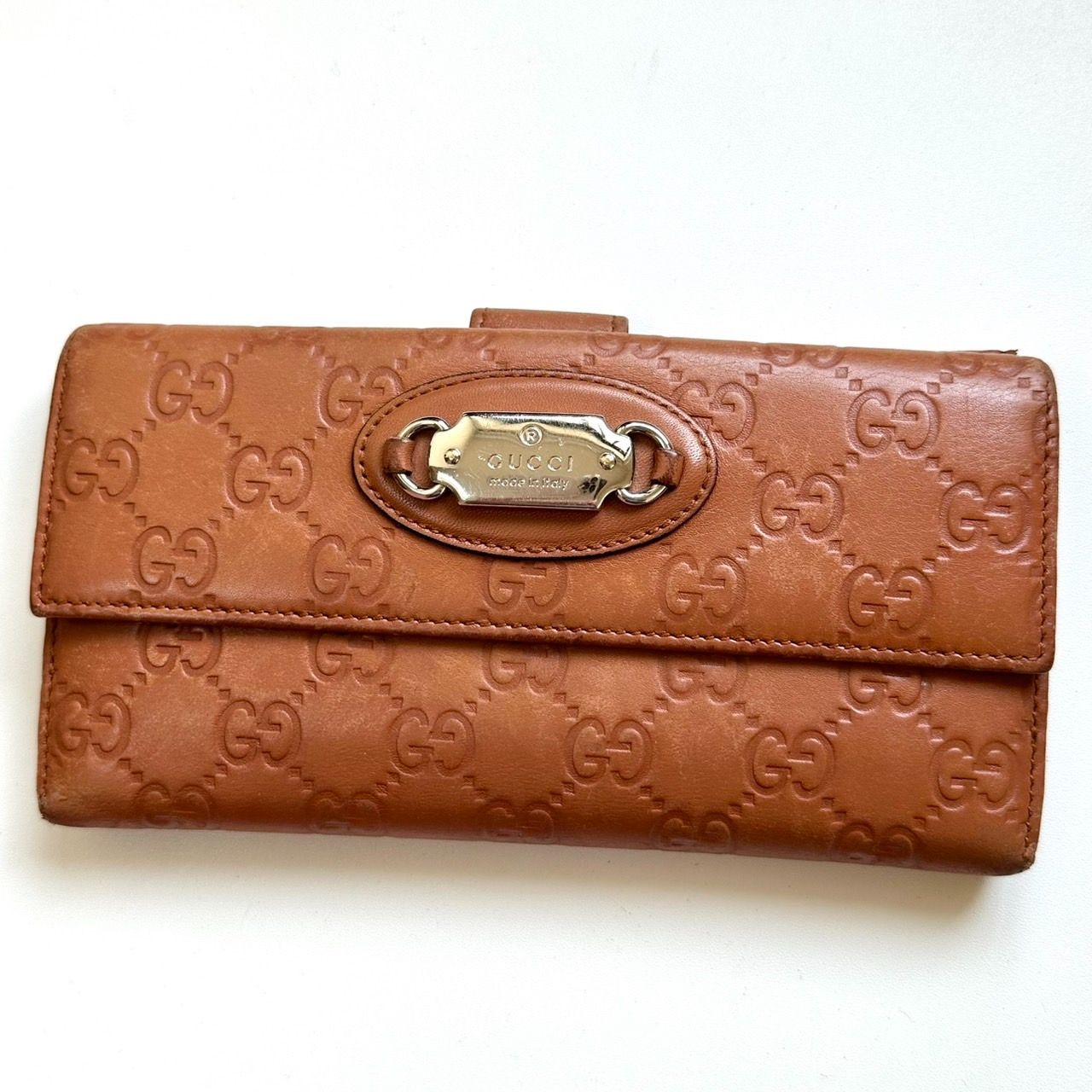 グッチ　GUCCI 長財布　グッチシマ　Wホック GUCCI グッチ グッチシマWホック長財布 ブラック レザー 112715