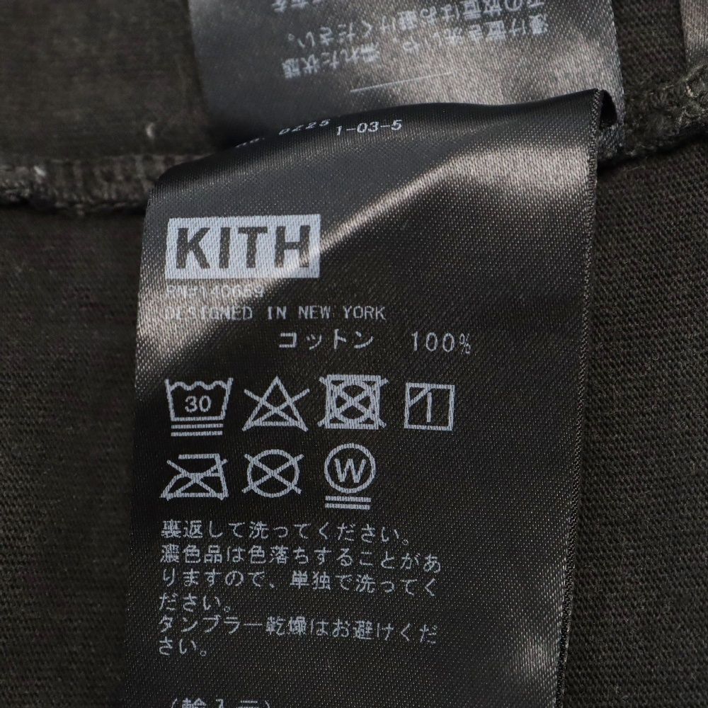 KITH (キス) 23SS Butterfly Vintage Tee ヴィンテージ加工 バタフライ グラフィック 半袖Tシャツ ブラック