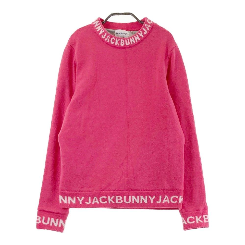 サイズ：2 JACK BUNNY ジャックバニー 2023年モデル 裏地付 ニットセーター  ピンク系 [240101344280] ゴルフウェア レディース ストスト