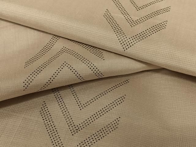 平和屋着物○本場大島紬 泥染 カタス7マルキ 間道 正絹 逸品 AABA0083zg