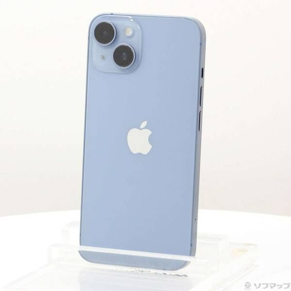 〔 〕iPhone14 128GB ブルー 3L237J A SIMフリー 258