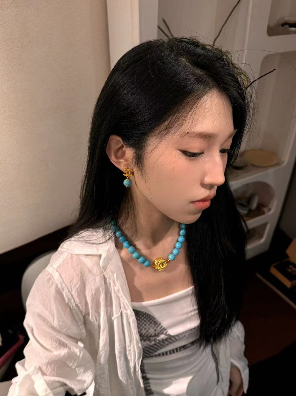 今日 CHANEL ヴィンテージ ネックレス -MM輸入