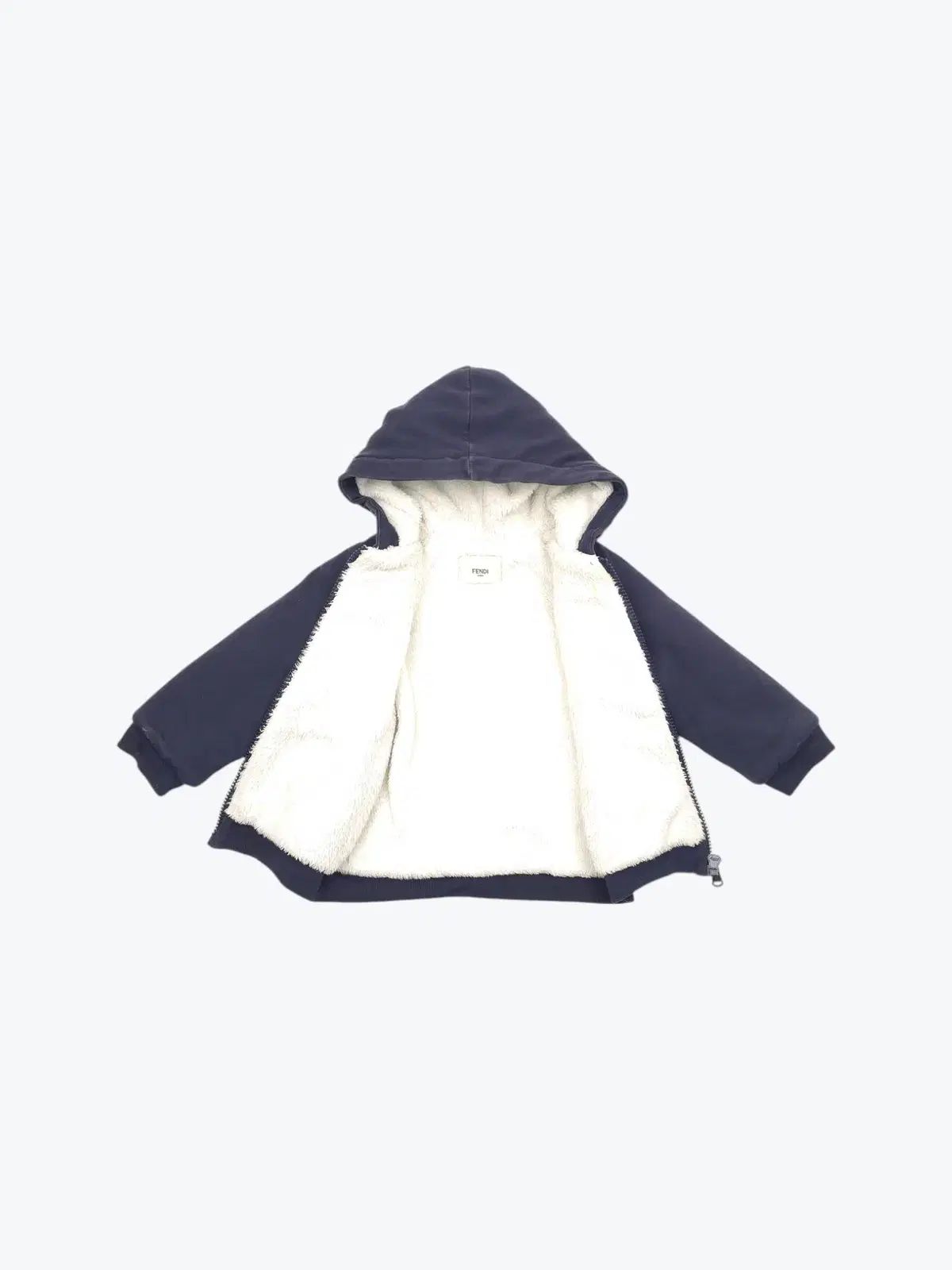 FENDI フェンディ FFロゴ コットン フード付き スウェットシャツ