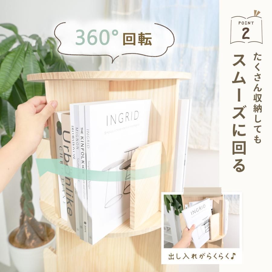 本棚 回転