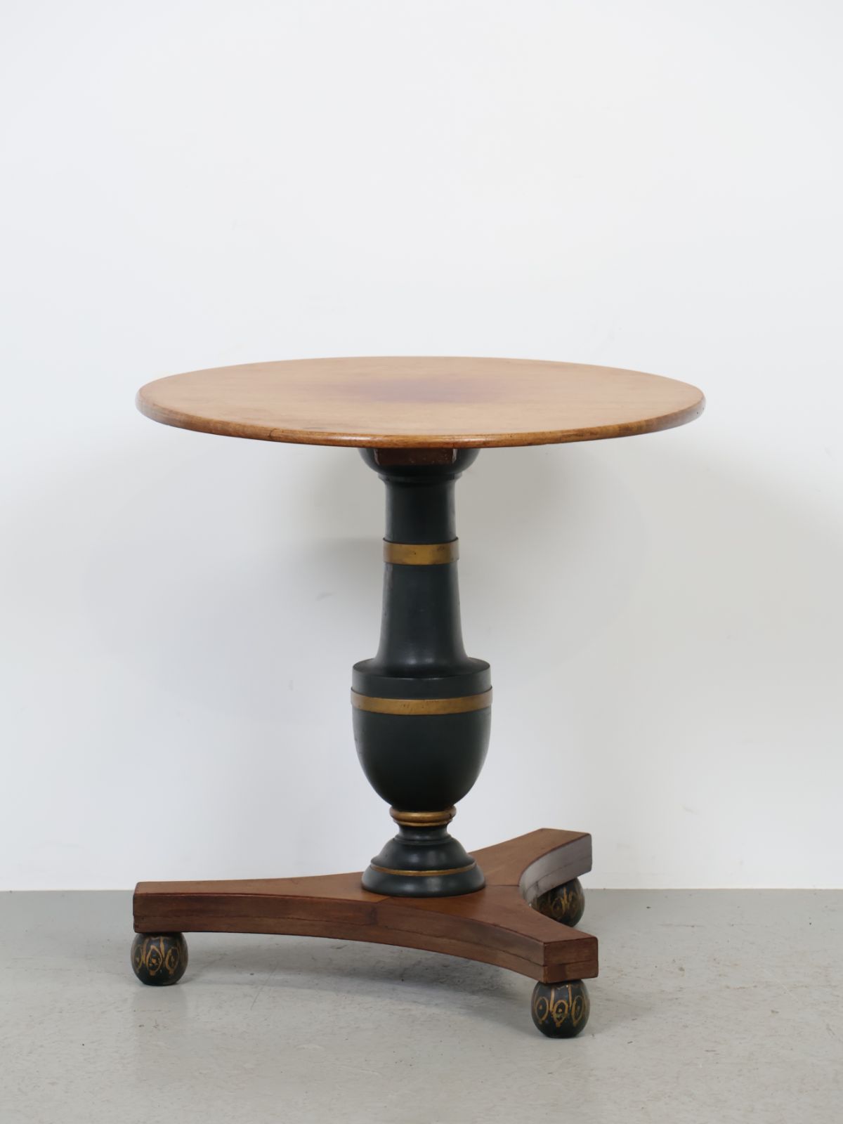 1960 - 70年代 ヴィンテージ ウッド ラウンド サイドテーブル サイド