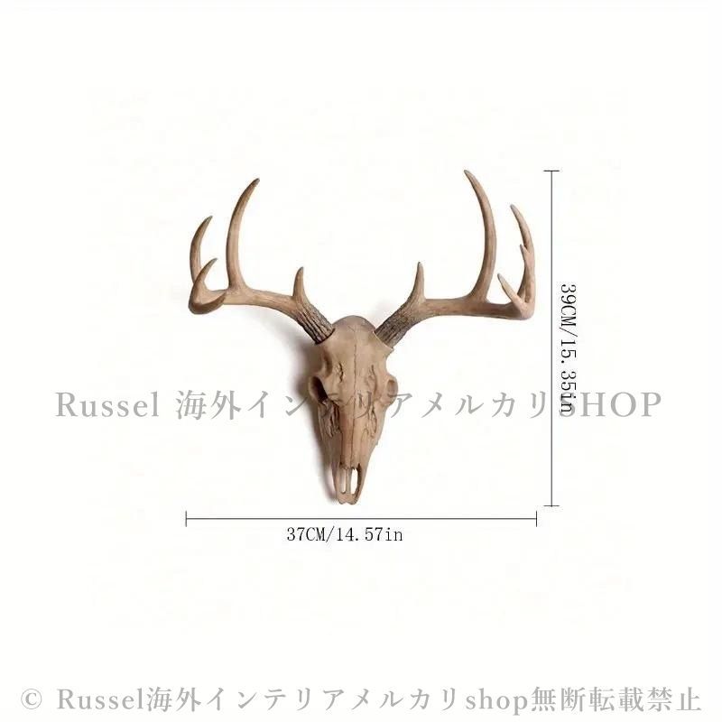トナカイ 壁掛けオブジェ 飾り 置物 オブジェ ハンティングトロフィー L01 楽天市場】トナカイ 壁掛けオブジェ ハンティングトロフィー