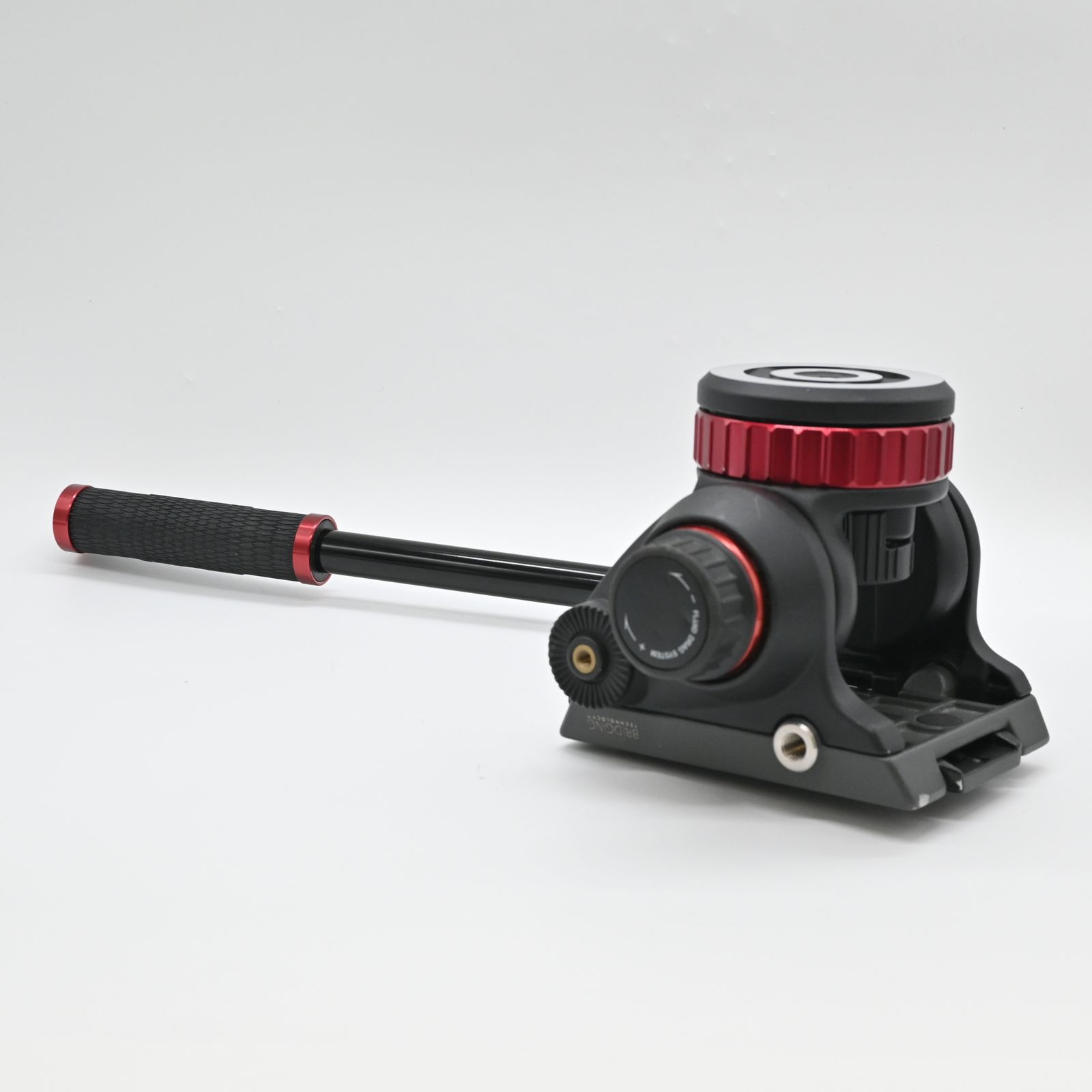 Manfrotto 2WAY雲台 プロフルードビデオ雲台 フラットベース  