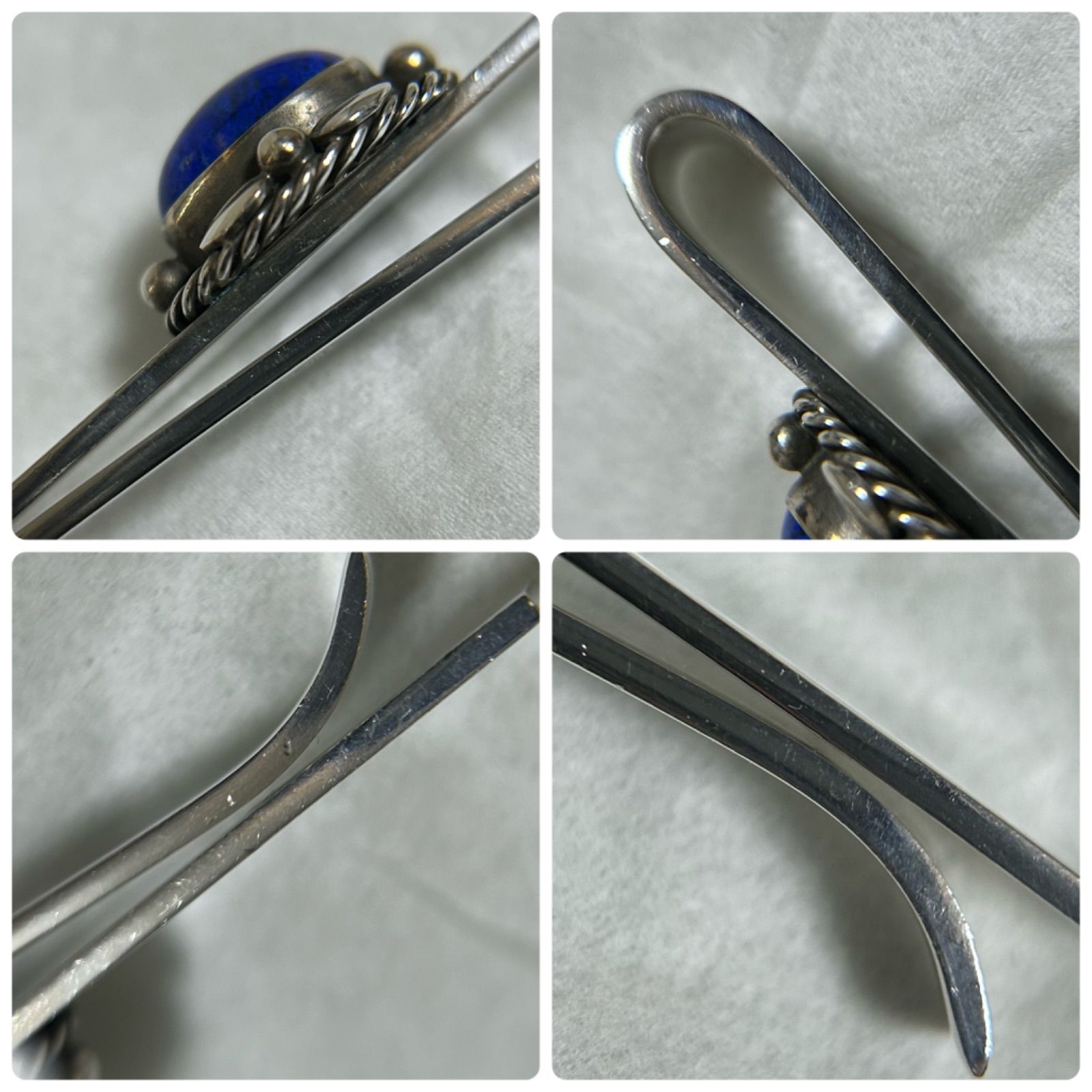 ジョージジェンセン　タイピン　17 石　ラピスラズリ　付属品なし ジョージジェンセン タイピン 17 石 ラピスラズリ 付属品なし ジョージ