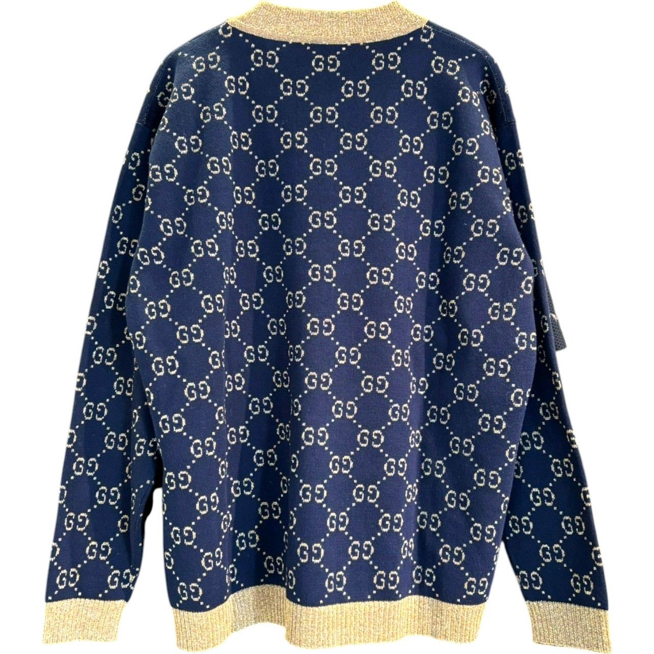 GUCCI メンズカーディガン GUCCI/グッチ】GGコットンラメ ファブリック カーディガン