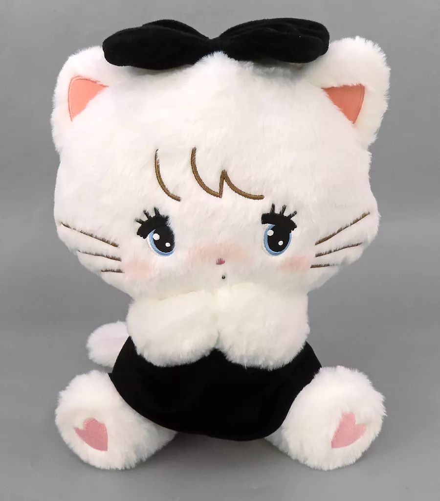 中古】ぬいぐるみ ムース BLACK RIBBON BIGぬいぐるみ～ムース