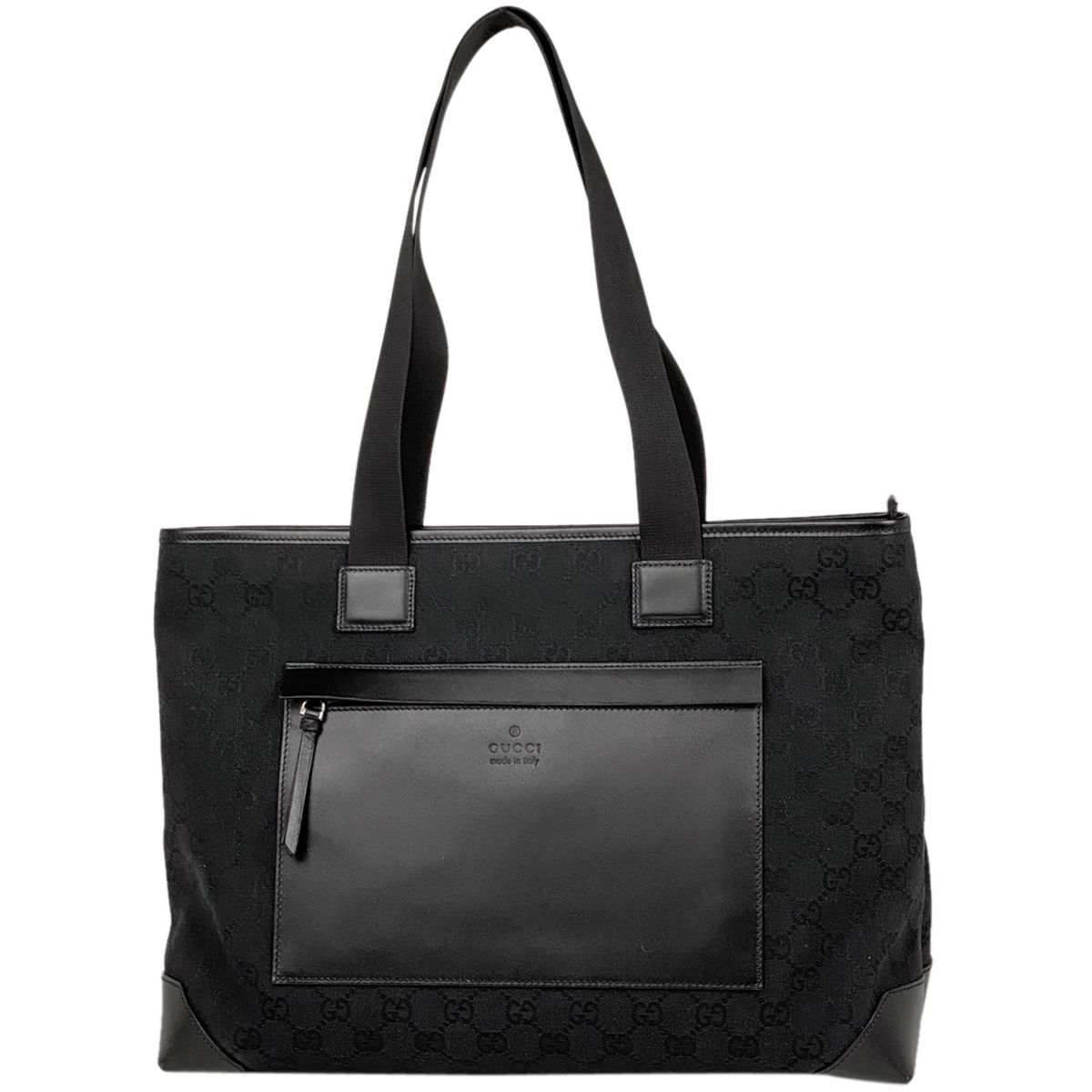 【美品】GUCCI トートバッグ　ハンドバッグ　A4 肩掛け　GG柄　ブラック 楽天市場】送料無料 GUCCI グッチ レザートートバッグ エンボス