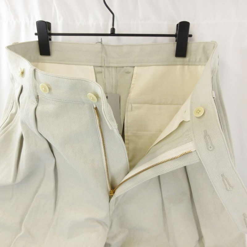 未使用 ULTERIOR アルテリア WASHED BIZEN GABARDINE TUCKED