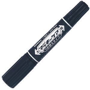 (まとめ) ゼブラ 油性マーカー ハイマッキーケア つめ替えタイプ 太字+細字 黒 YYT5-BK 1本 【&times;40セット】