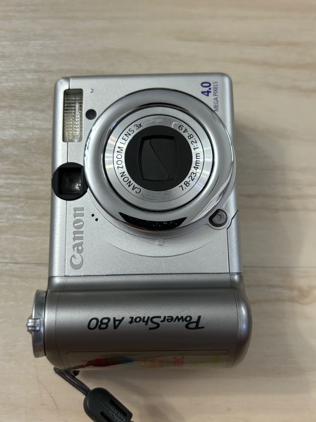 【完動品・電池付】Canon PowerShot A80 デジタルカメラ CANON キャノン PowerShot A80 パワーショット 単三電池駆動 完動品
