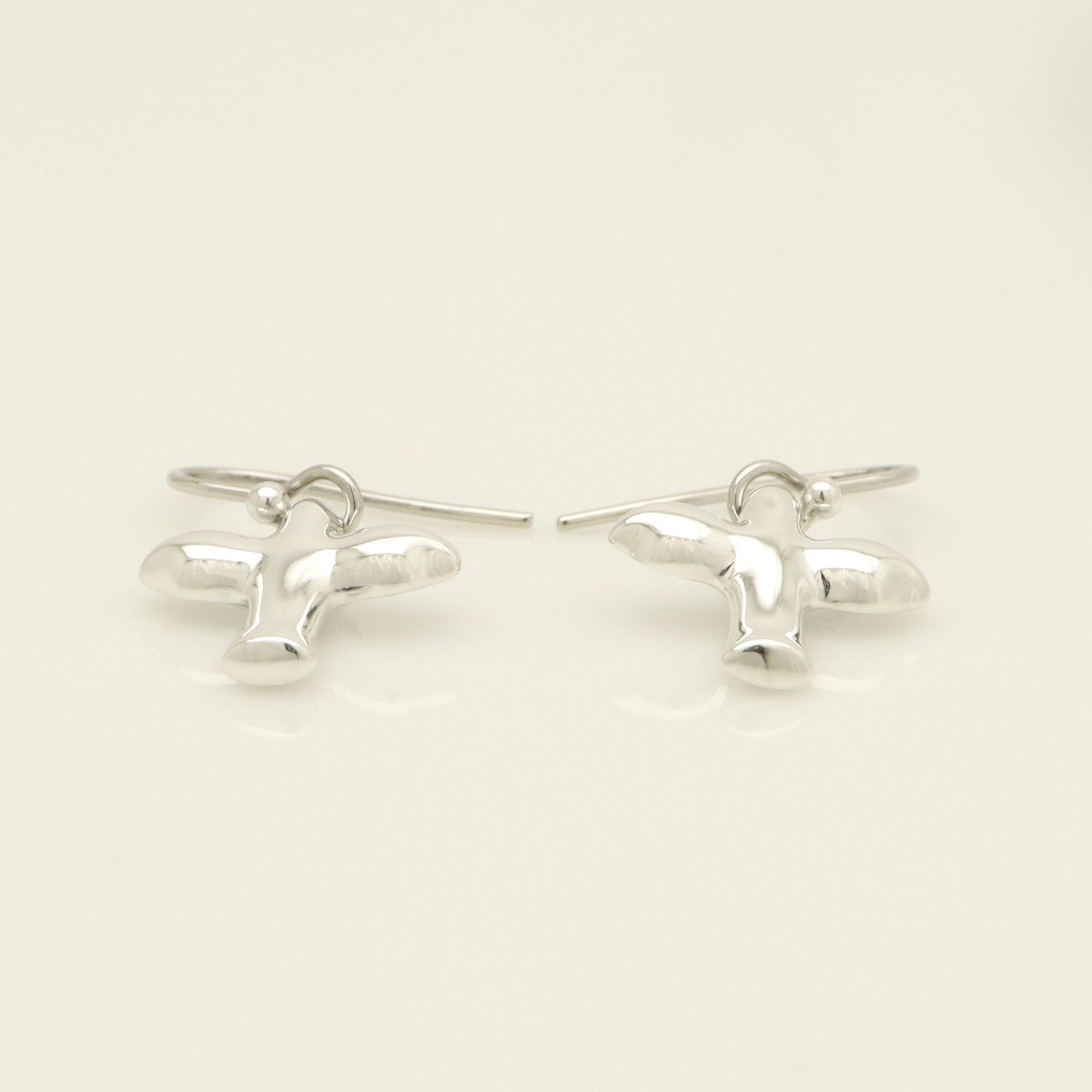 TIFFANY&Co. ティファニー バードクロス ピアス フック 750YG