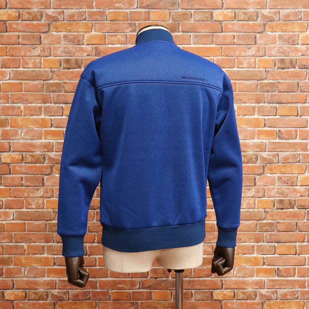 秋冬|Rosasen|Lサイズ|三層撥水ニットブルゾン 044-59012 裏フリース 防風 ストレッチ アウター ジャケット ゴルフ メンズ 紳士 ロサーセン |青|ブルー|mc176|