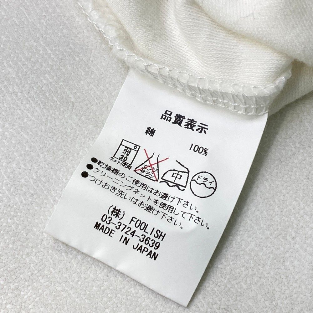 サイズ：L ROUGH&amp;SWELL ラフアンドスウェル  タートルネック 長袖Tシャツ  ホワイト系 [240101417038] ゴルフウェア メンズ ストスト ROUGH&SWELL ラフアンドスウェル 2022年 タートルネック 長袖T