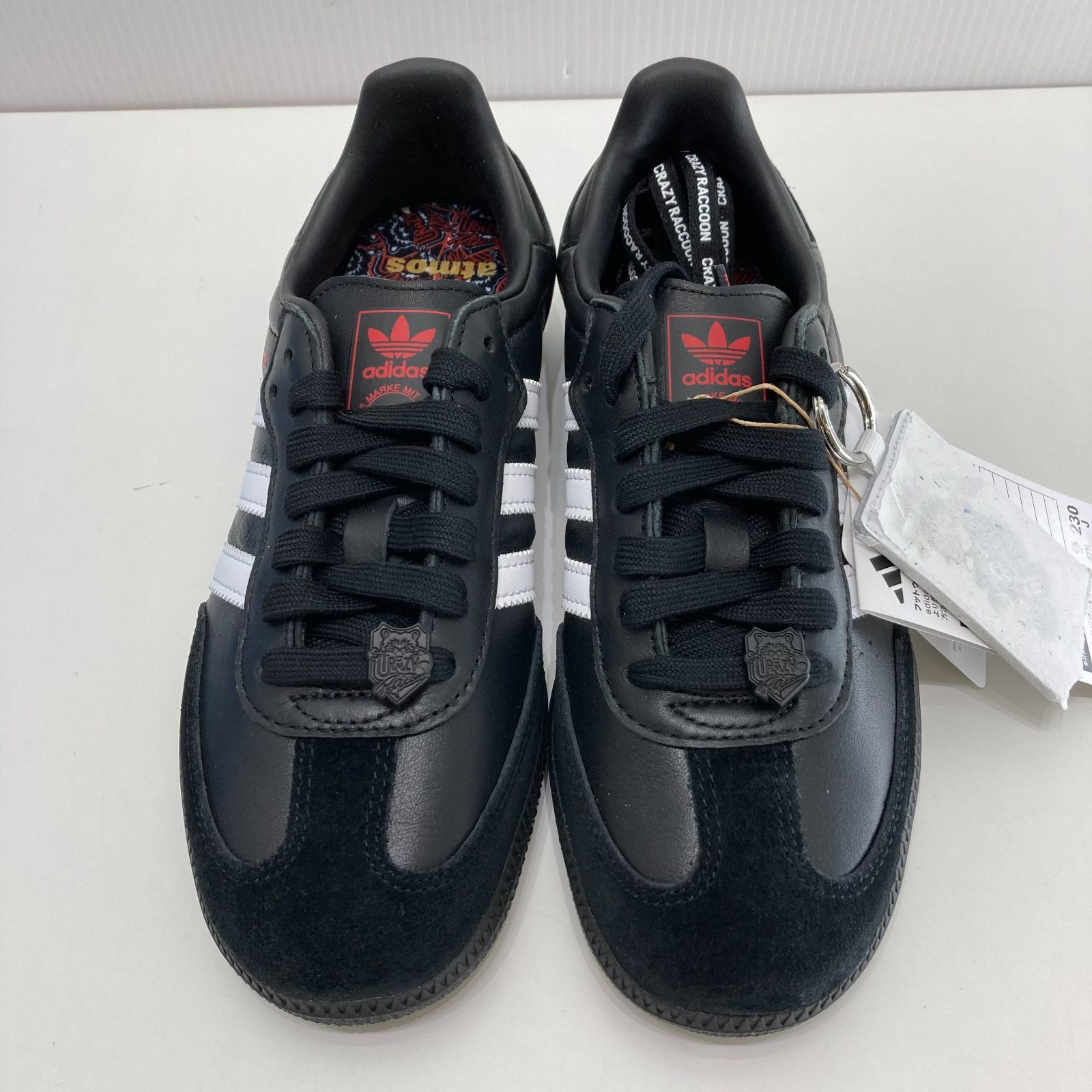 未使用 adidas SAMBA ATMOS ”Crazy Raccoon” 23cm ブラック IH3518 