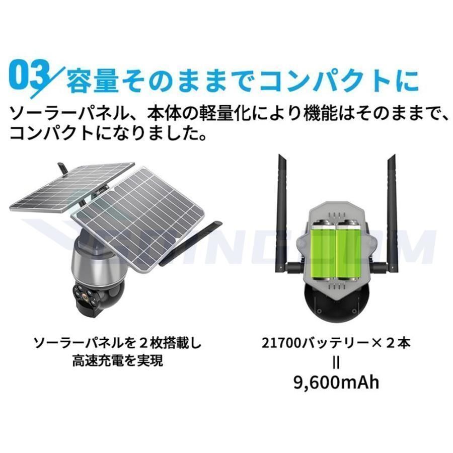 Panasonic 屋外バッテリーカメラキット KX-HC300SK-H 美品 防犯・防災