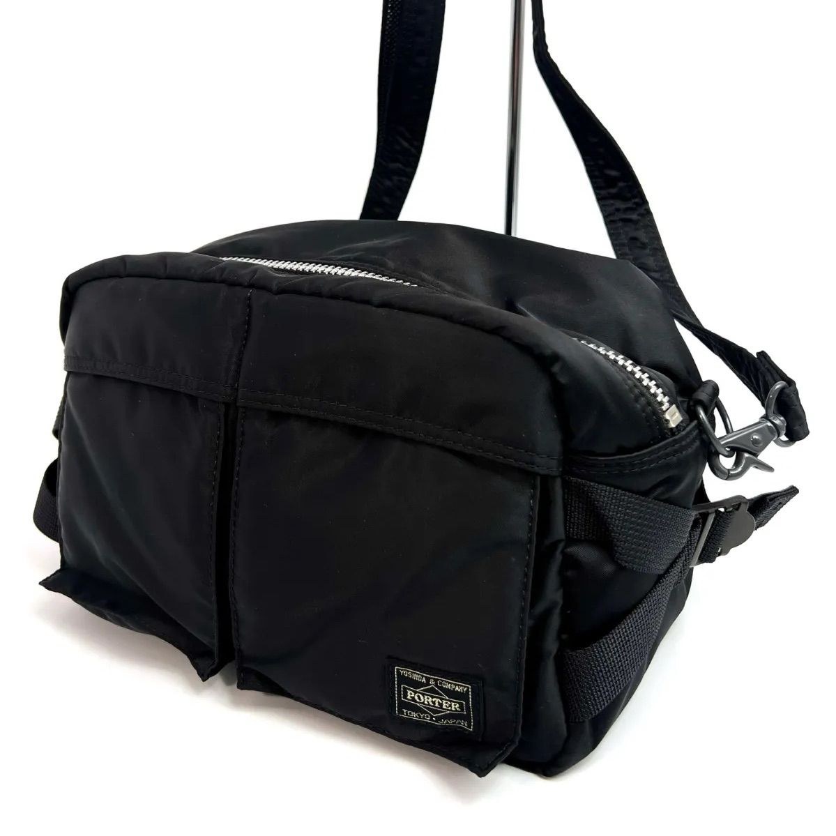 PORTER タンカー ウエストバッグ ショルダーストラップ付 セージグリーン