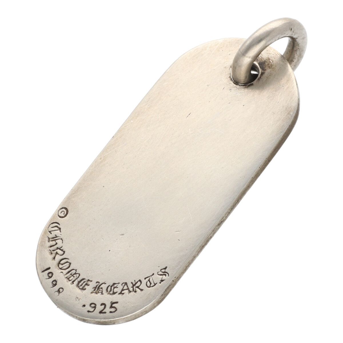 中古】 CHROME HEARTS クロムハーツ レイズドスター ドッグタグ SV925  