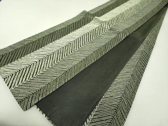 平和屋着物○染織デザイナー 堀口無月 MUGETSU チュール織 全通柄袋帯  