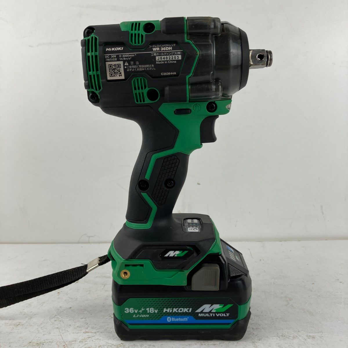 クオリティの高い ЗЗHiKOKI ハイコーキ 36v インパクトレンチ バッテリーx2 充電器 ケース付 WR36DH グリーン 新作登場！