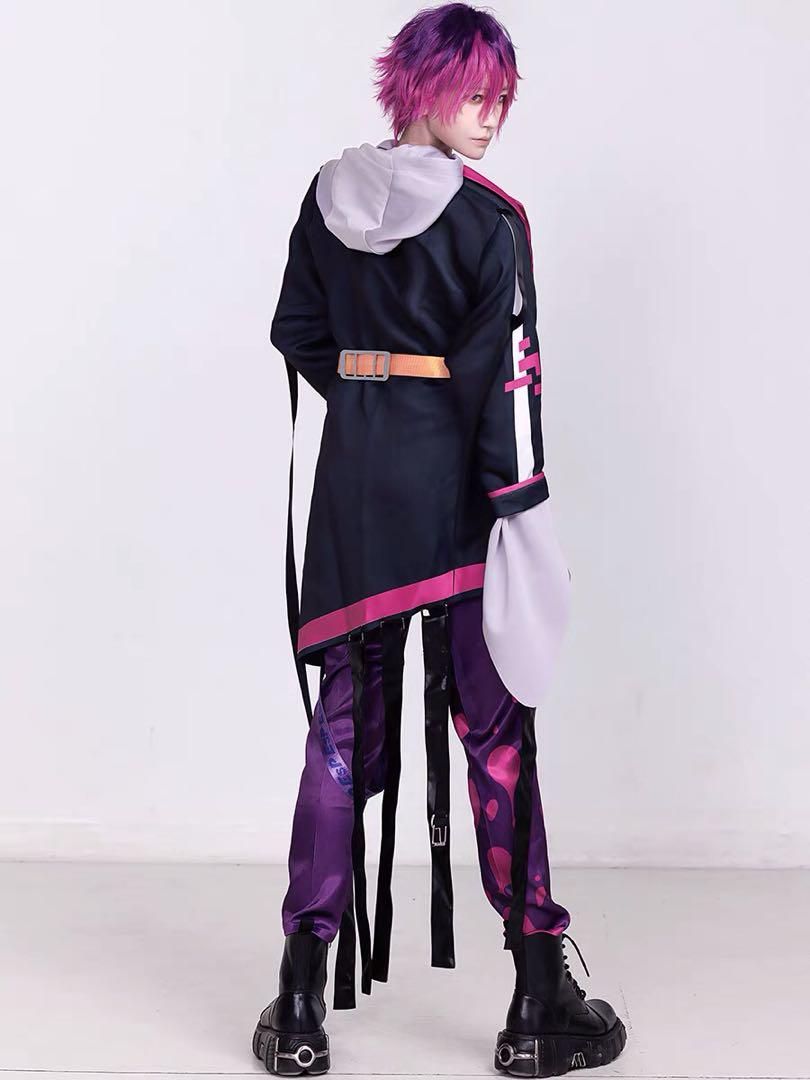 にじさんじEN　浮奇・ヴィオレタ　コスプレ衣装　ウィッグ　靴　フルセット にじさんじEN 浮奇・ヴィオレタ コスプレ衣装 ウィッグ 靴 フルセット 浮奇