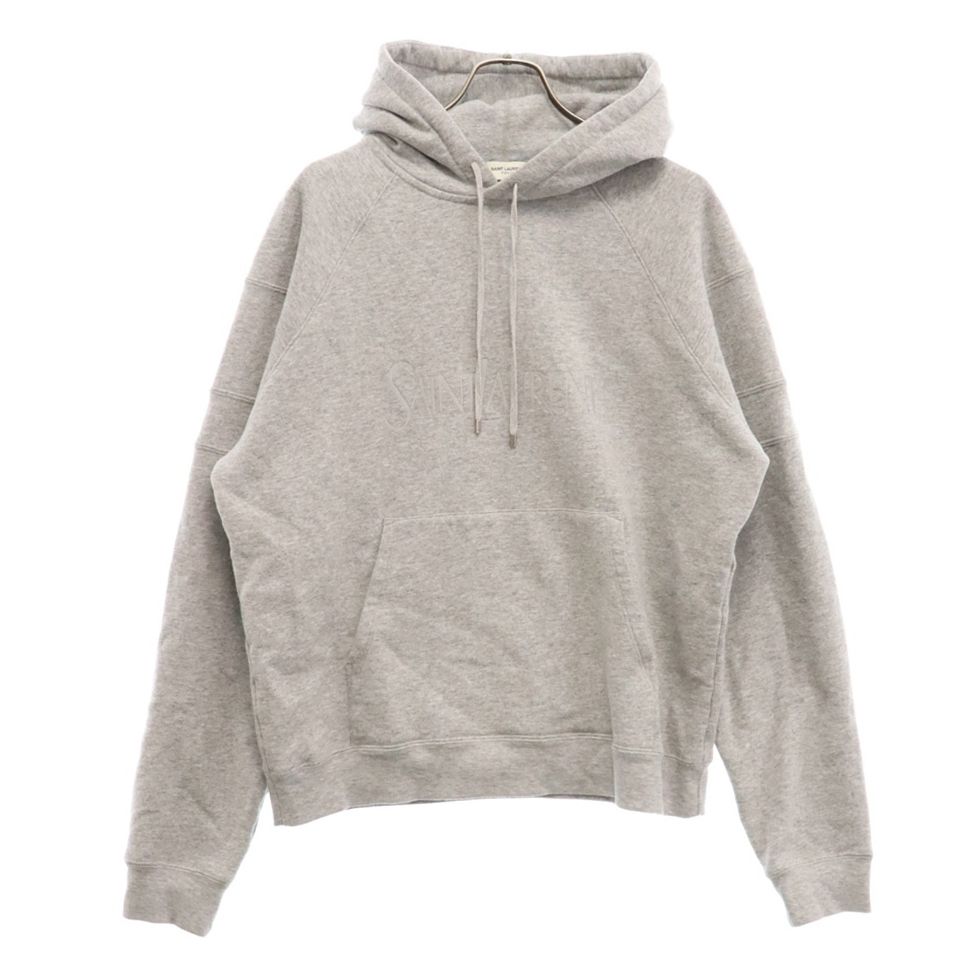 SAINT LAURENT PARIS (サンローランパリ) Logo Embroidered Fleece
