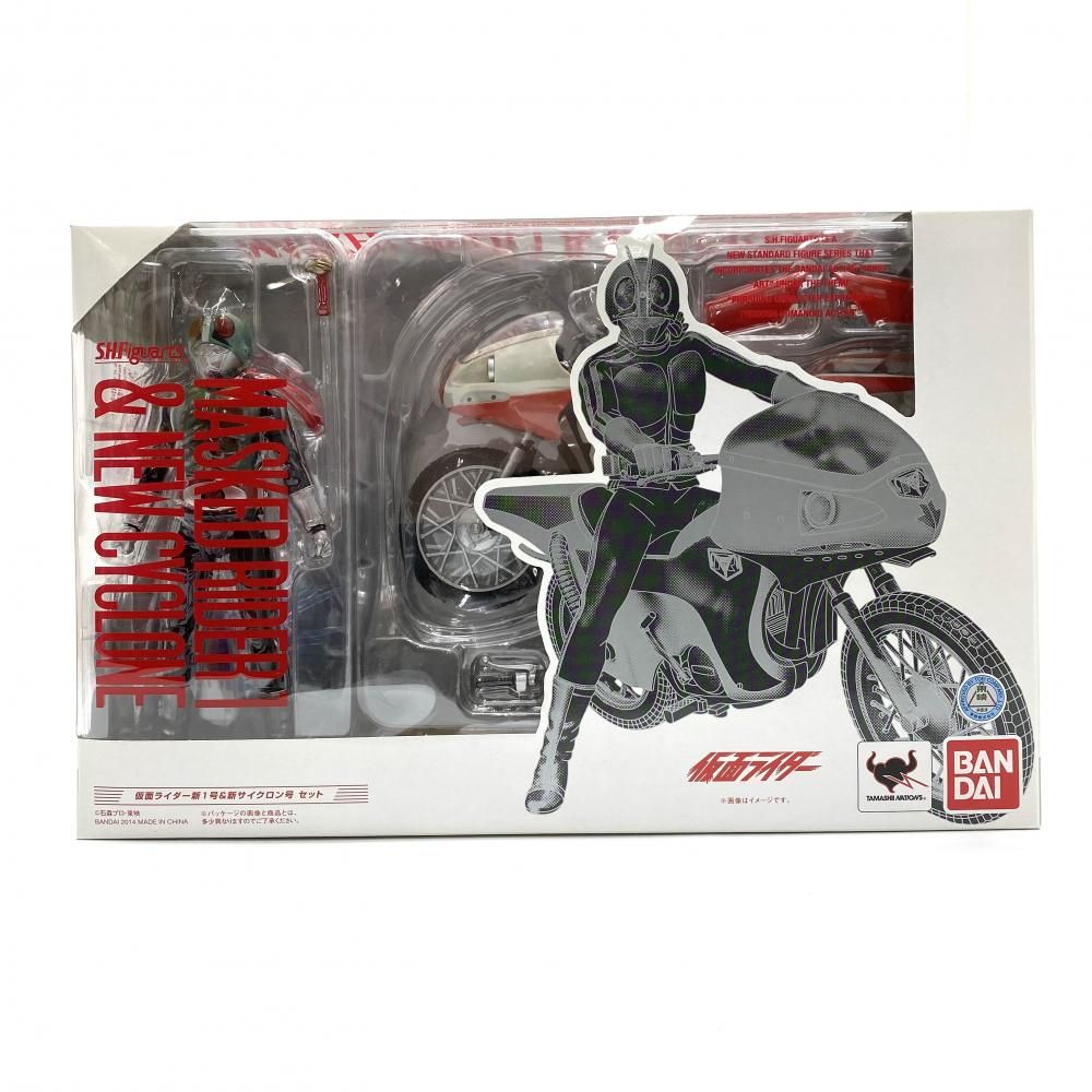 中古】【未開封】S.H.Figuarts 仮面ライダー新1号＆新サイクロン号セット 「仮面ライダー」[95] - メルカリ