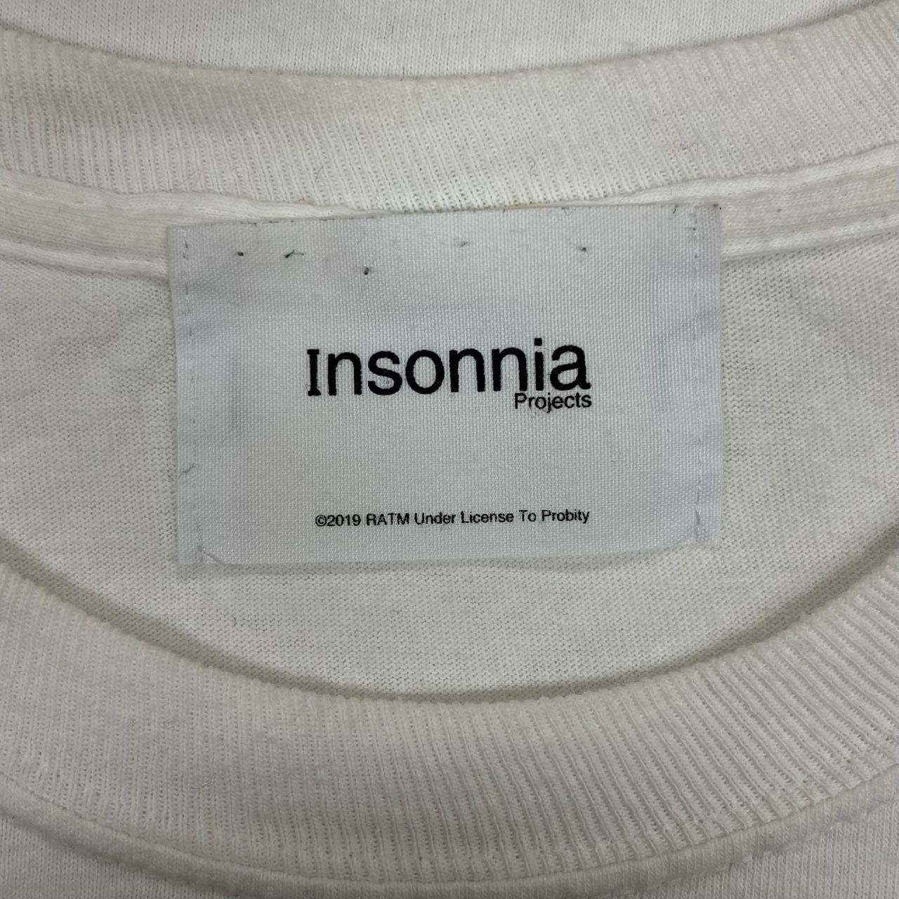 Insonnia PROJECTS RAGE AGAINST THE MACHINE FREEDOM 1992 TEE レイジ