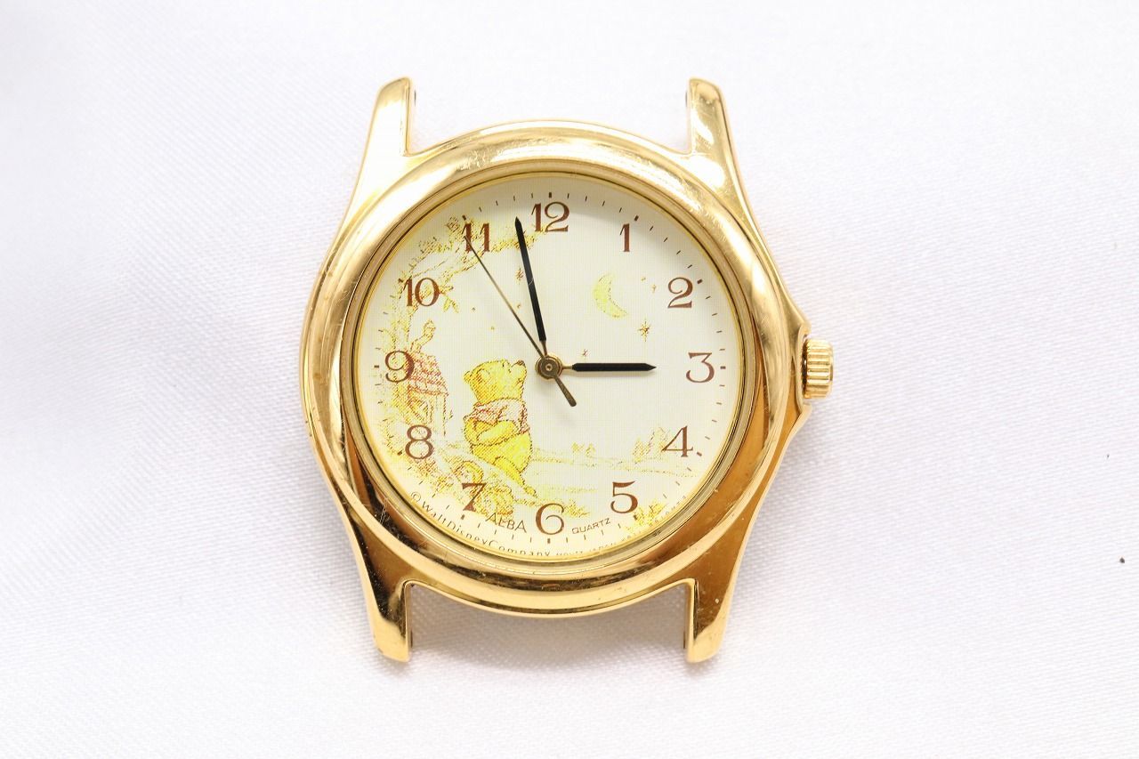 W255-19】動作品 電池交換済 SEIKO ALBA DISNEY セイコー アルバ