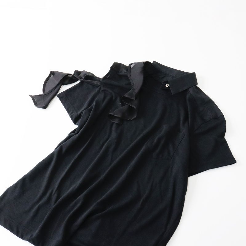 sacai サカイ 18-03851 アシンメトリードッキングTシャツ 3