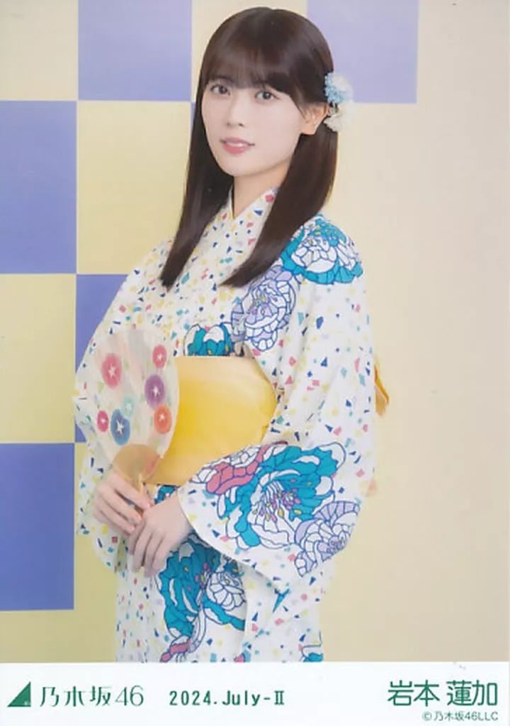 中古】生写真(乃木坂46) 岩本蓮加/上半身・浴衣/「乃木坂46 2024.July