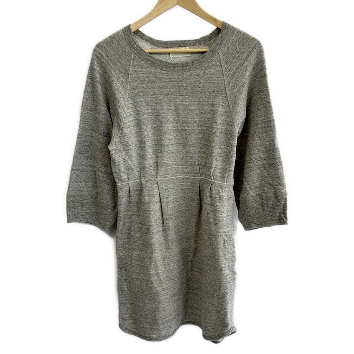 ISABEL MARANT ETOILE イザベルマランエトワール ワンピース レディース - ライトグレー クルーネック|長袖|ひざ丈