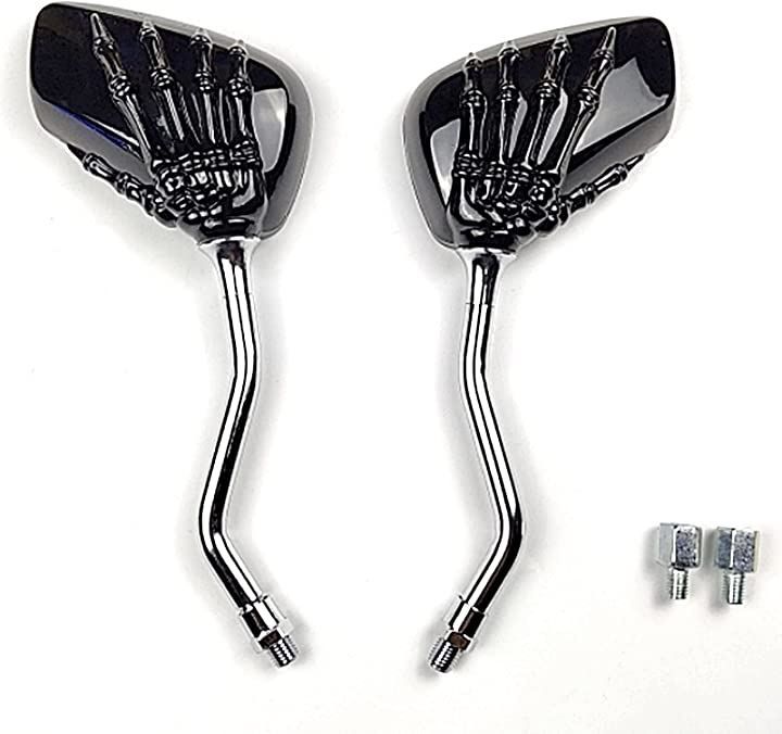 デザインミラー スカル クモの巣 重ねると蝶がクモの巣にかかるグラス / glass with a trick. butterfly