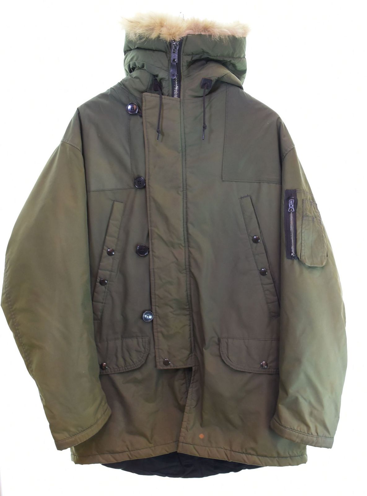 ゴールデン フリース G en Fleece N3B N-3B 80 s G en Fleece 80s 80年代 Military ミリタリー フライト IDEAL ZIP 40 ジャケット カーキ 103MT-2216