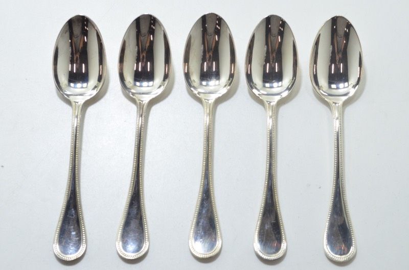 クリストフル Christofle スプーン 10本セット パール シルバープレート カトラリー フランス製