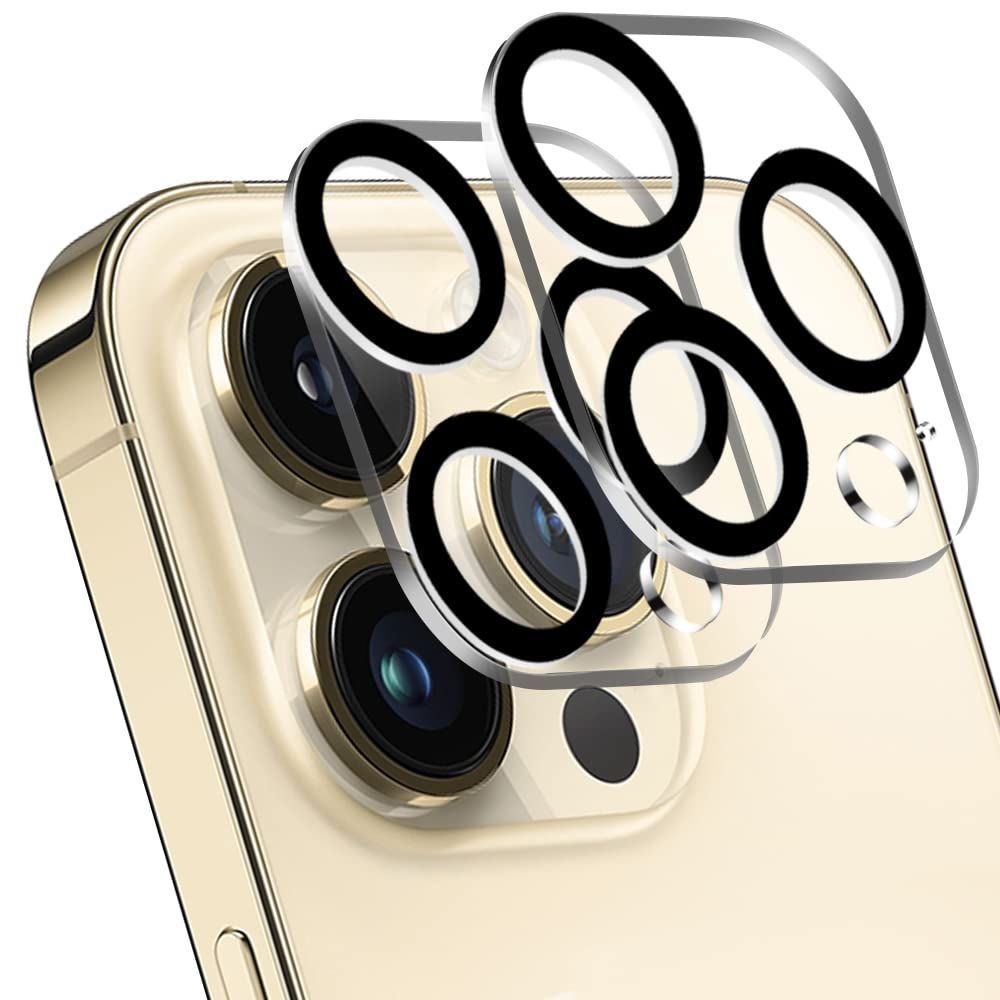2023年改良モデル】iPhone 13 pro/iPhone 13 Pro Max カメラフィルム 【Tobecool】アイフォン13 プロ /アイフォン13 プロ マックス カメラ保護 フィルム 化ガラス ガラスフィルム 旭硝子素材製 極薄 全面保