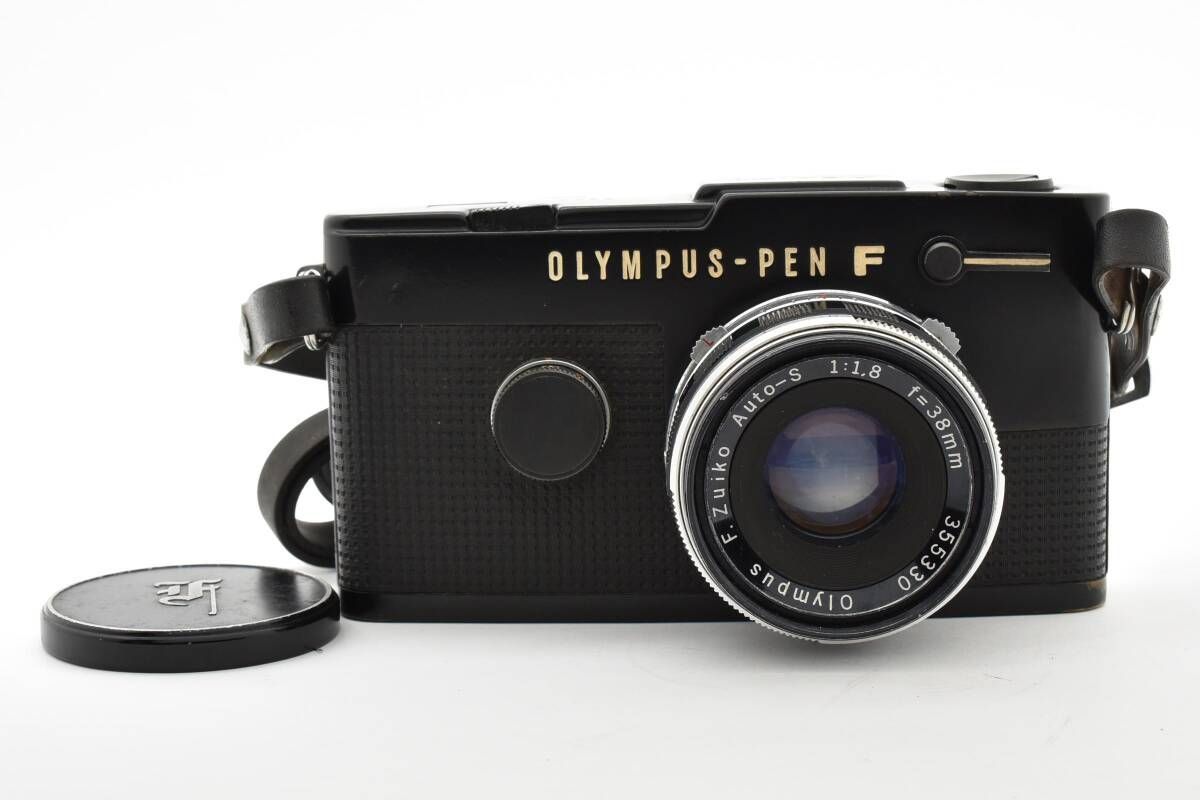 オリンパス OLYMPUS F PEN-FT F.Zuiko Auto-S 38mm F1.8 ブラック ボディ T20＃4595