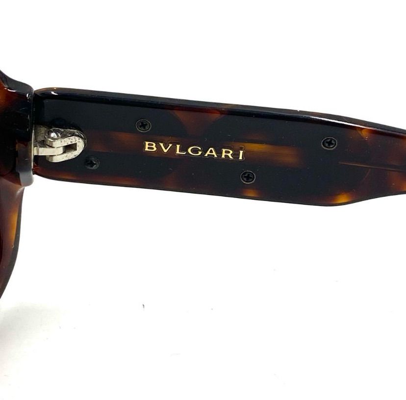 BLVGARI ブルガリ　サングラス　アイウェア　スクエア　べっ甲柄 BLVGARI ブルガリ サングラス アイウェア スクエア べっ甲柄