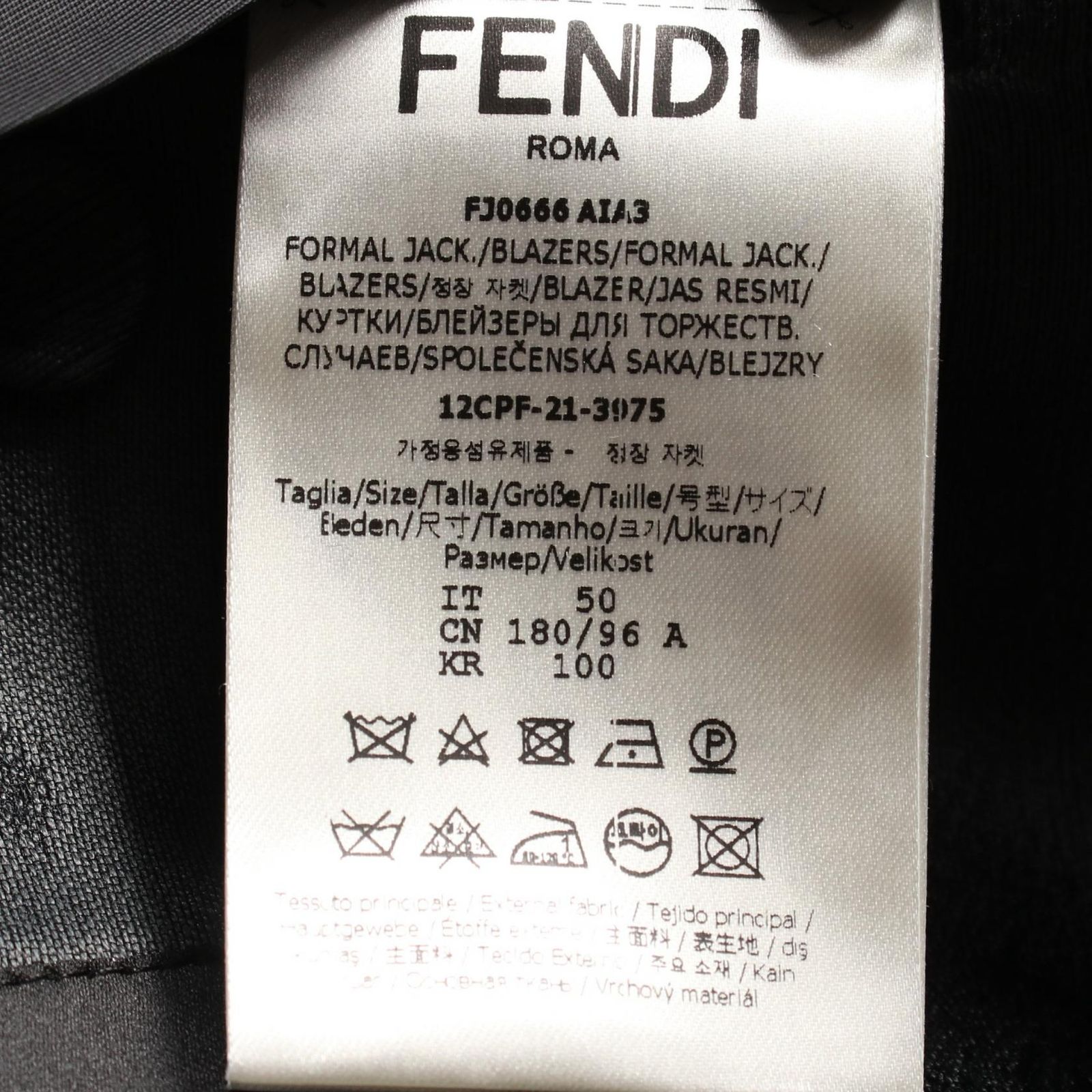 訳あり　格安　FENDI テーラードジャケット 2025年最新】Yahoo!オークション - テーラードジャケット