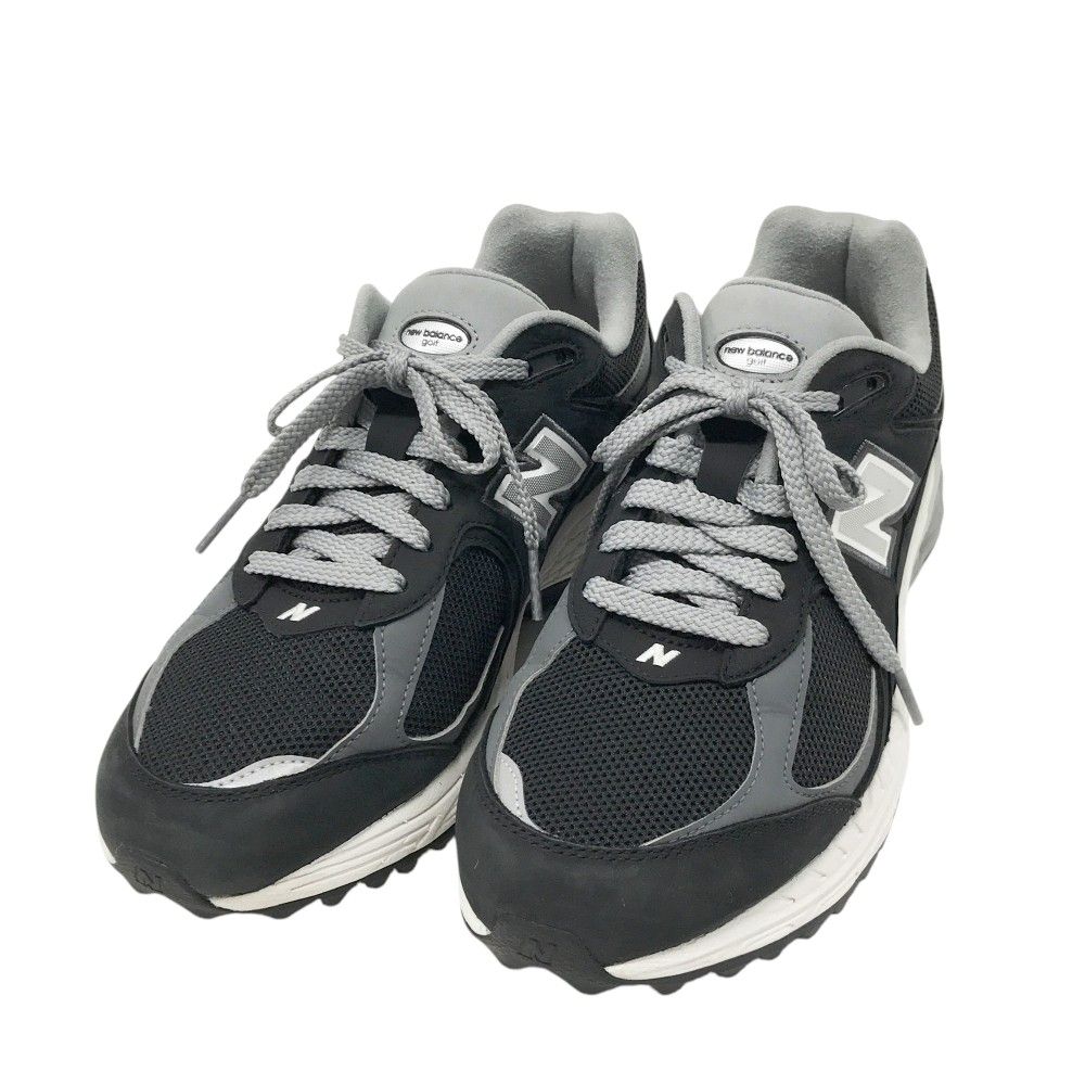 NEW BALANCE GOLF ニューバランス UGS2002F スパイクレス ゴルフシューズ ブラック系 25 240101543579 ゴルフウェア メンズ ストスト