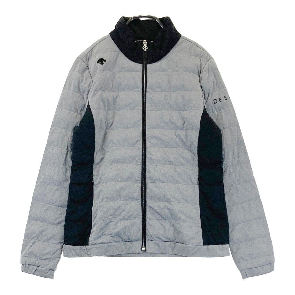 DESCENTE GOLF グレー ジャケット Lサイズ サイズ：L DESCENTE GOLF デサントゴルフ 中綿 ジップジャケット